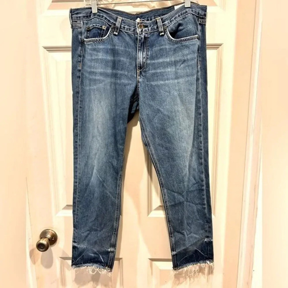Rag & Bone Dre Slim Boyfriend Low Rise in Chambers Women’s size 30 - Picture 1 of 10